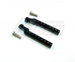 Kyosho FW-05R Aluminum Rear Body Post With Screws - 1pr Set Black by GPM Racing