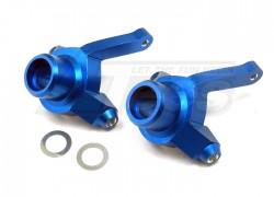 Team Losi LST2 Aluminum Front Knuckle Arm - 1 Pair Blue by GPM Racing