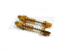 Team Losi Micro Desert Truck Aluminum Front Adjustable Shock (28mm) - 1 Pair Set (New Design) Gold by GPM Racing