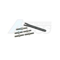 Kyosho FW-06 Titanium Turnbuckle Set For FW06 by 3Racing