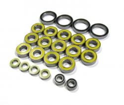 Mugen Seiki MBX6 High Performance Full Ball Bearings Set Rubber Sealed (28 Total) by Boom Racing