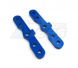 HPI Savage XS Flux Aluminum Front Bulk Head Plate - 2 Pieces Blue by GPM Racing