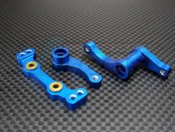 Team Associated RC10B4 Aluminum Bearing Steering Assembly (Exclude Bearing) Set Blue by GPM Racing