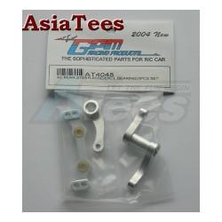 Team Associated RC10B4 Aluminum Bearing Steering Assembly (Exclude Bearing) Set Silver by GPM Racing