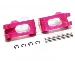HPI Savage XS Flux Aluminum Front C-Hub 1 Pair Set Pink by GPM Racing