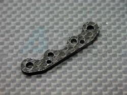 Kyosho Mini Inferno 09 Graphite Front Arm Plate For Rear Gear Box - 1 Piece Black by GPM Racing
