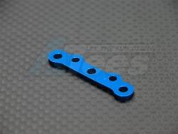 Kyosho Mini Inferno Aluminum Front Arm Plate For Front Gear Box - 1 Piece Blue by GPM Racing