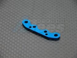 Kyosho Mini Inferno Aluminum Front Arm Plate For Rear Gear Box - 1 Piece Blue by GPM Racing