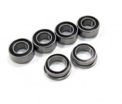 HPI Formula Ten High Performance Full Ball Bearings Set Rubber Sealed (6Total) by Boom Racing