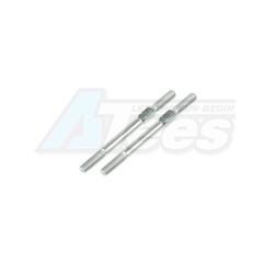 3Racing Sakura Zero 64 Titanium 3mm Turnbuckle - 40mm (2 Pcs) by 3Racing