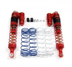 Miscellaneous All Boomerang™ Type PB Race Ready Aluminum Double Suspension Adjustable Piggyback Shocks 95MM Red by Boom Racing