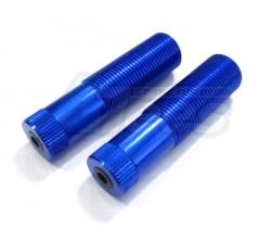 Axial Wraith Aluminum Shock Body Set (2) Blue by TopCad