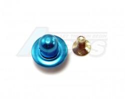 Kyosho Mini Inferno Aluminum Front Body Posts Mount With Screw - 1 Piece Set Blue by GPM Racing