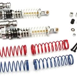 Miscellaneous All Boomerang™ Type PB Race Ready Aluminum Double Suspension Adjustable Piggyback Shocks 115MM Silver by Boom Racing