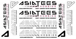 Miscellaneous All AsiaTees Hobbies Decal Sticker by Boom Racing