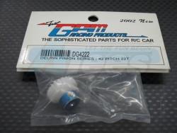 Miscellaneous All Delrin Pinion Series - 42 Pitch 22T Blue by GPM Racing