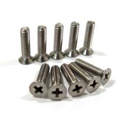 Miscellaneous All Flathead Phillips Countersunk Screws 3x12mm (10) by Boom Racing