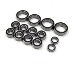 3Racing Sakura Zero High Performance Full Ball Bearings Set Rubber Sealed  (14 Total) by Boom Racing