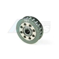 Miscellaneous All Aluminum Center One Way Pulley Gear T20 by 3Racing