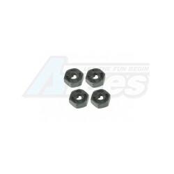 3Racing Sakura D3 CS Sport Hex Adaptor (5mm Thick) - 4pcs For Sakura D3 by 3Racing