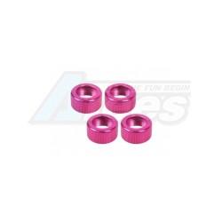 3Racing Sakura D3 CS Sport Oil Shock Upper Cover (4pcs) For Sakura D3 by 3Racing