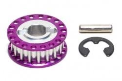 Mugen Seiki MTX2 Aluminum Front Belt Rear Pulley(18t) Purple by GPM Racing