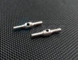 Mugen Seiki MTX3 Titanium Tie Rod Set For Rear Roll Bar - 2pcs by GPM Racing