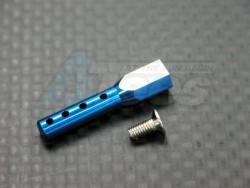 A-Tech XMB4 Aluminum Battery Holder Post With Screw - 1pc Set Blue by GPM Racing