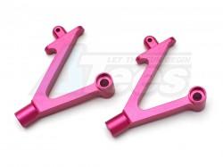 Team Associated RC10B4 Aluminum Rear Wing Mount 1 Pair Pink by GPM Racing