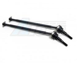 Axial EXO Steel Front/Rear CVD Universal Swing Shaft -1 Pair Black by GPM Racing