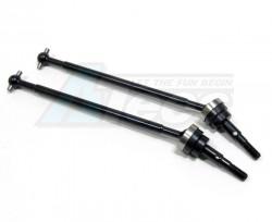 Axial EXO Steel Front CVD Universal Swing Shaft  - 1 Pair Black by GPM Racing