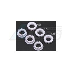 Tamiya TA05 Center Bulk Pulley Gear 16T, 17T And 18T For TA-05 by 3Racing