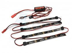 Miscellaneous All RC Car Chassis LED Light System Red by G.T. Power