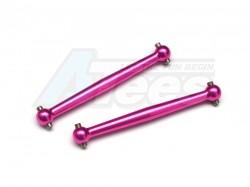 Team Associated RC18B Aluminum Front/rear Dog Bone (43mm) - 1pr Pink by GPM Racing