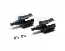 Axial EXO Steel Front/Rear Differential Input  Black by GPM Racing