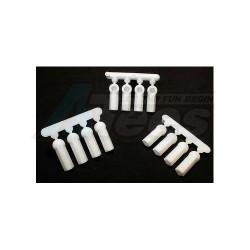 Miscellaneous All RPM (#73381) Heavy Duty Rod Ends (12) 4-40  White by RPM