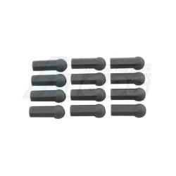 Miscellaneous All RPM (#73406) 3.5mm Heavy Duty Rod Ends - Gray  by RPM