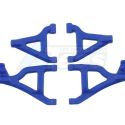 Traxxas 1/16 Mini Slash RPM Front Upper & Lower A-arm Set For 1:16 Slash (Blue) by RPM