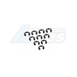 3Racing Sakura D3 CS Sport E-clip 2.5 X 6 X 0.4 - 10 Pieces by 3Racing