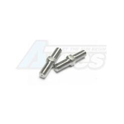Miscellaneous All 64 Titanium 4mm Turnbuckle - 20mm (2 Pcs) by 3Racing