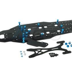 Tamiya FF03 Graphite Chassis Conversion Kit For FF03 by 3Racing