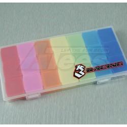 Miscellaneous All 21 Compartments Rainbow Tool Box 17.5 X 8 X 2cm by 3Racing