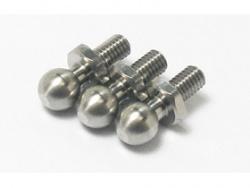Kyosho FW-05R 64 Titanium Ball Stud 4.8mm (short) For V One RRR by 3Racing