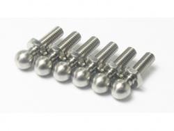 Kyosho FW-05R 64 Titanium Ball Stud 4.8mm (long) For V One RRR by 3Racing