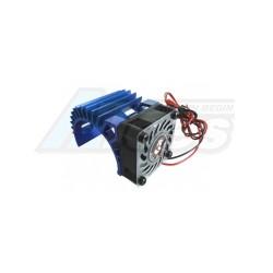 Miscellaneous All Motor Heat Sink W/ Fan Ver.3 For 540 Motor (fan-shaped) - Blue by 3Racing