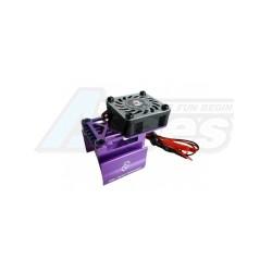 Miscellaneous All Extended Motor Heat Sink W/ Fan Ver.2 For 540 Motor (high Finger) - Purple by 3Racing