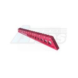 Miscellaneous All Chassis Droop Gauge -4 To 10mm - Red by 3Racing