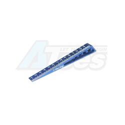 Miscellaneous All Chassis Ride Height Gauge 0-15 (Bevel) - Blue by 3Racing