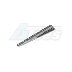 Miscellaneous All Chassis Ride Height Gauge 0-15 (Bevel) - Titanium by 3Racing