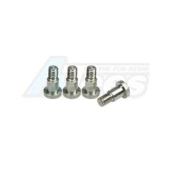 Team Associated RC18T 64 Titanium King Pin Set For RC18 by 3Racing